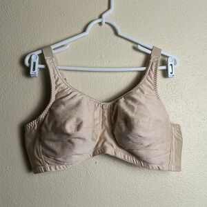 ABC 103 48C Rose Contour Beige Bra Rose Jacquard Fabric Wireless
